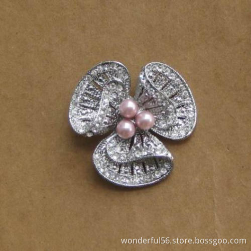 pearl rhinestone diamante brooches for bridal wedding